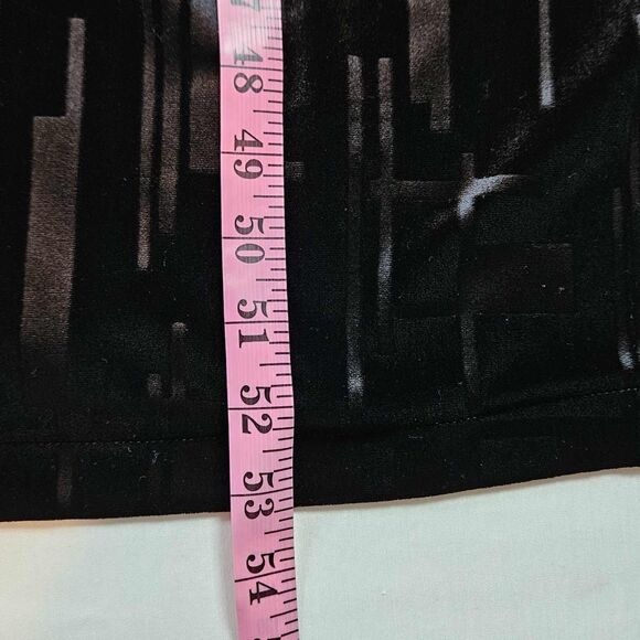 Lane Bryant Venezia Slip Dress 18/20 Black Velvet Spaghetti Straps - Picture 9 of 12